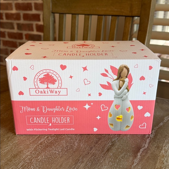 Oakiway Mom & Daughter Love Candle Holder - Picture 5 of 7